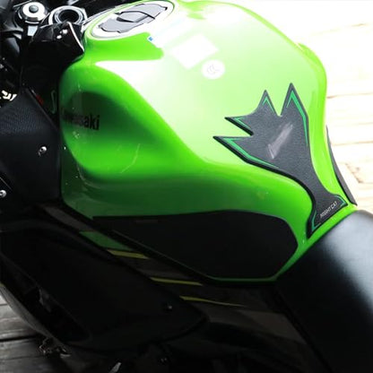 NIGHT CAT Gas Tank Protectors,Compatible with N 650 650,Motorcycle Tank Side Traction Pad,Fuel Tank Anti-Skid Protection Stickers(650 Green) - color: 650 Green