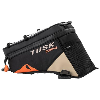 Tusk Off-Road Tusk Olympus Tank Bag Large Black/Tan For Kawasaki KLR650 Adventure ABS 2022-2024