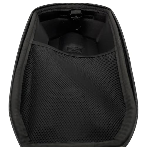 Bike Handlebar Bag Balance Car EVA Waterproof Front Bag 4.2qt Capacity Scooter Bicycle Hanging Bag Accessories Black