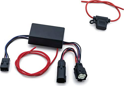 Kuryakyn 2598 Motorcycle Accessory: Plug & Play Trailer Wiring with Relay Harness for 2014-19 Harley-Davidson FLHR/Police Motorcycles with 4-Wire Trailer , black - size: 4-Wire Trailer, style: FLHR/Police Models