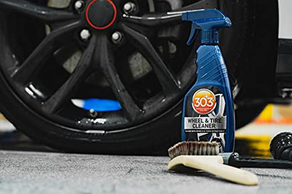 303 Products Wheel and Tire Cleaner - Cleans Both Wheels and Tires Effectively - Tough on Brake Dust - Removes Tire Browning - Foaming Formula, 16 fl. oz. (30590) Packaging May Vary - size: 15.5 Ounce (Pack of 1)