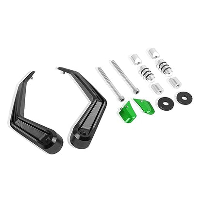 Compatible with 7/8" 22mm Brake Clutch Lever Guard CNC Aluminum Green Motorcycle Handlebar Levers Protector Accessories - color: Green