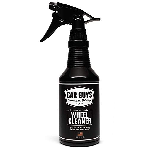 CAR GUYS Wheel Cleaner | Effective Rim and Tire Cleaner | Safe & Versatile Brake Dust Remover for Alloy, Chrome, Aluminum Rims, White Wall Tires, and More! | 18 Oz - size: 18 oz