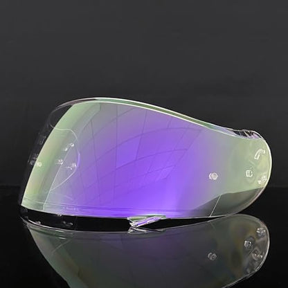 Neotec 2 Helmet Visor Replacement for,CNS-3 UV Protection Helmet Face Shield Compatible with SHOEI Neotec 2(Revo Clear Purple-Day and Night Use) - color: Revo Clear Purple-day and Night Use