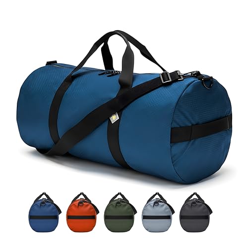 75L Hauler Duffel Bag, Heavy-Duty Gear Bag, 1050D Tuff Cloth, Diamond Ripstop, Reinforced Stitching - Blue (14" x 30") - color: Pacific Blue, size: 14" x 30" (75 Liters)