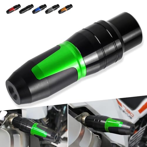 1 Pcs Universal Motorcycle Exhaust Pipe Protection Anti Falling Bar Frame Sliders Green - color: Green, size: Exhaust Pipe Anti Falling Bar