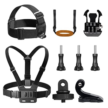 AKASO Action Camera Parkour Kit Compatible with AKASO EK7000/EK7000 Pro/Brave 4/Brave 4 Pro/Brave 7 LE/Brave 7/Brave 8/V50X/V50 Pro/V50 Elite/GoPro Hero 12 11 10 9 8/DJI/Apexcam Action Camera - style: Parkour Kit