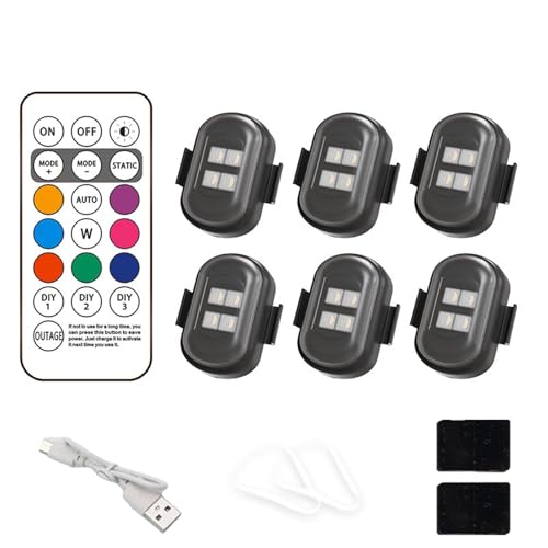 Motorcycle LED Safe Flashing Light Watertight ABS High for Day Night Anti Shock Bike Indication Light - color: B