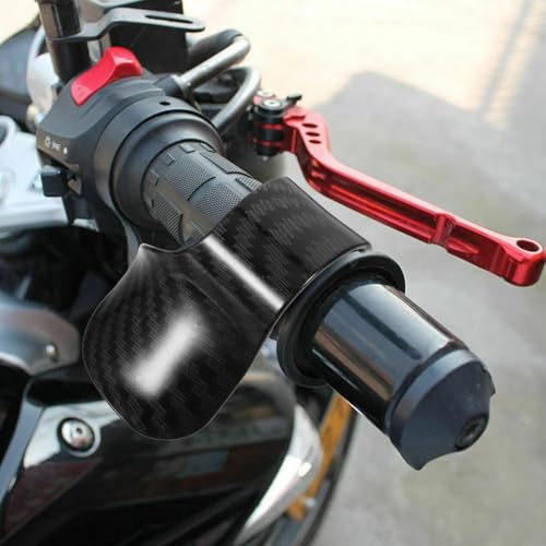 GLEAVI Throttle Fixing Clip for Motorcycle - Carbon Fiber Throttle Assist Grip for Effortless Control and Enhanced Riding Experience