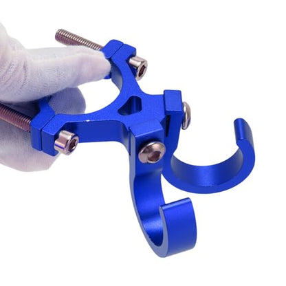 Motoforti Universal Motorcycle Hanging Hook Arc Motorcycle Helmet Luggage Bag Holder Hanger for Scooters Bicycles Aluminum Alloy Blue 1 Set Hexagon Wrench Screw Washer