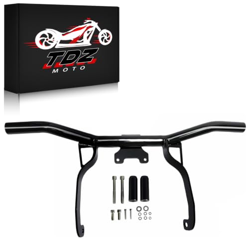 2014-2023 TDZ 1-1/4" Crash Bar Engine Guard for Harley Touring Street Glide Road Glide Road King Electra/Ultra Models【Buying Colorful Wheels for Matching is More Fashionable】 - color: B-2014-2023（Black）