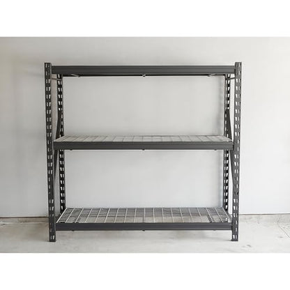 Ironton Industrial Shelving Rack, 3 Storage Shelves Steel Construction 3-Tier Rack with 2000-Lb Load Capacity Per Shelf, Garage Storage Rack - size: 3 Tier