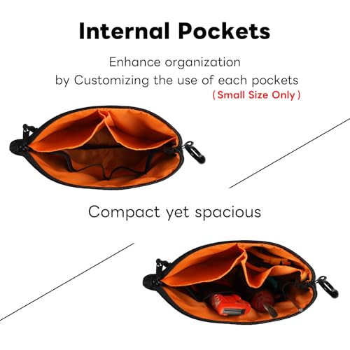 LETINE Small Zipper Bag Tool Pouches with Internal Pockets, 1680D Oxford Water Resistant, Multipurpose Stand-Up Zipper Pouch for Storage and Tool Organizers 3-Pack Small - size: 3 Pack Small