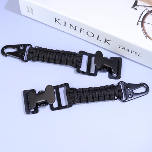 weryerker 2PCS Tactical Glove Clip Holder Anti-slip Nylon Work Glove Holder Clip, for Tactical Backpack, Tool Belt, Outdoor - color: 4pcs Black