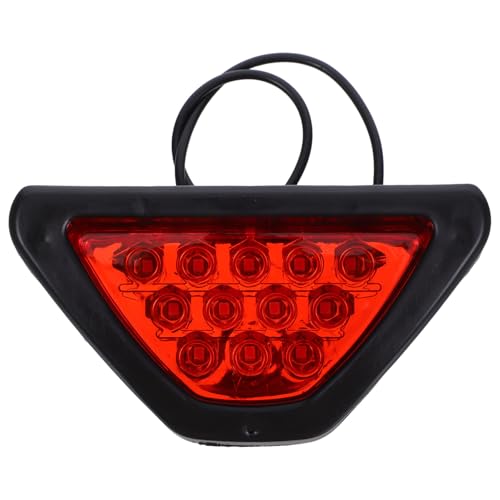 Universal Car Tail LED Triangle Light Set, Red Flashing Vehicle Warning Lamp for Rear Bumper, Anti-collision Brake and Safety Light for Cars and Trucks
