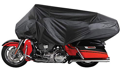 Defender Extreme Motorcycle Half Cover; Waterproof; UltraMax Fabric (DEX-RT1H) - size: Touring Motorcycle Half Cover
