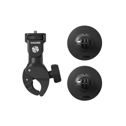 Insta360 Motorcycle Bundle New Version - Complete Mounting Kit X4/X3/X2/X 360 Cameras | Compatible with ACE/ACE PRO/GO 3/ GO2/ONE R/RS, DJI OSMO Action 4/3/2 and GoPro 12/11/10/9/MAX, Black - style: Motorcycle Bundle
