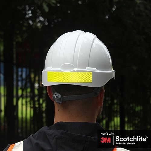 Salzmann Reflective Diamond Grade Stickers | Outdoor, Waterproof | 4 Pack | Made with 3M Reflective Material | Waterproof Safety Decals | Yellow, Orange, Red & White - color: Yellow