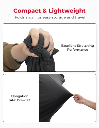 KEMIMOTO Indoor Motorcycle Cover Soft Stretch Dustproof Covers Fit for Side Top Box Touring Ultra Limited Adventure Street Road Electra Glide Road King Chieftain Goldwing 1800 R 1250 RT Roadmaster - size: XL(106 x 41 x 56 inches)