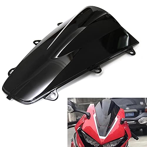 Black Windshield Fit for Honda CBR1000RR 2017 2018 Motorcycle ABS Windscreen Motorbike Wind deflector