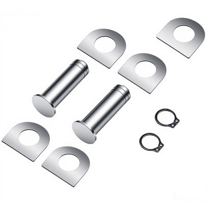 Motorcycle Foot Pegs Footpegs Mount Bolt Pins Washers Kit fits for Harley Davidson Foot Pin Rider/Passenger Mount Style Footpegs - color: Chrome#1