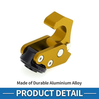 Motorcycle Handlebar Hook Helmet Gloves Luggage Hanger Motorcycle Hook Hanger Aluminum Alloy Gold Tone - color: Gold Tone