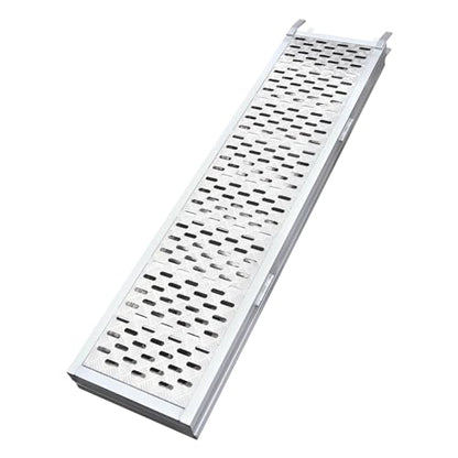 Loading Truck Ramps, Heavy Duty Motorcycle Ramps, Folding Ramps,1500 lbs Aluminum Alloy Loading Ramp,Trailers Ramp with Load Straps, for ATV/Motorcycles/Trucks,Silver (77" Lx54 W/Style A)