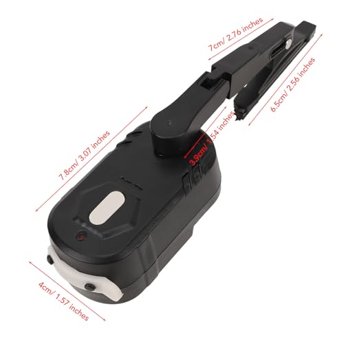 Motorcycle Helmet Wiper, 2 Speed Switch Rechargeable for Motorbike Visor with 800mAh Battery, 170 Swing Range