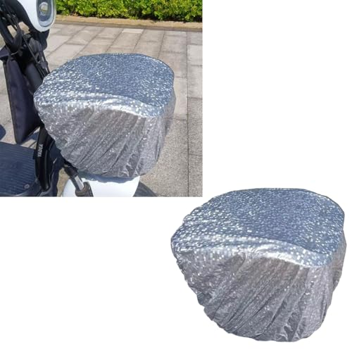 2 Pack Bike Basket Rain Cover Lightweight Waterproof Liner Wrap Case for Bike Front Rear Baskets Rack Trunk Bag Electric Scooter Handlebar Cargo Grocery Storage Carrier Motorcycle Ebike