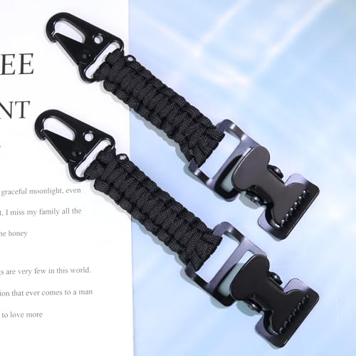 weryerker 2PCS Tactical Glove Clip Holder Anti-slip Nylon Work Glove Holder Clip, for Tactical Backpack, Tool Belt, Outdoor - color: 8pcs Black