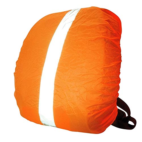 SE Orange Reflective Backpack Cover with 2" Reflective Stripe - TP109SBC