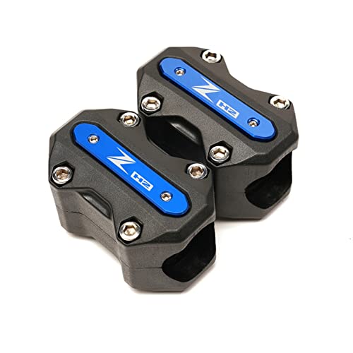 Motorcycle Engine Guard Bumper Protection Decorative Block Crash Bar for Kawasaki Z H2 ZH2 Zh2 2019 2020 2021 Anti-Fall Frame Sliders - color: Blue