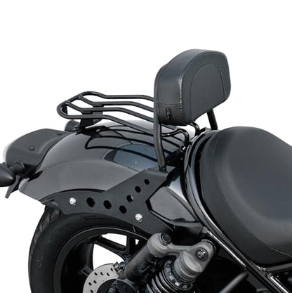 Sissy Bar Backrest for Rebel CMX 1100 2021-2024 2025 2026 Detachable Rider Passenger Back Rest Cushion Pad