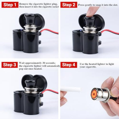 Motorcycle USB Charger, Motorcycle Phone Charger, Motorcycle USB Charger Two Way, Waterproof Dual Handlebar Charger, Replacement Parts Phone