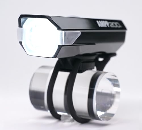 CATEYE AMPP USB Rechargeable Bike Light – High Visibility Super Bright OptiCube™ Headlight for Commuters, Road Cyclists & Mountain Bikers, Day & Night Riding Modes, IPX4 Waterproof, Tough & Durable - style: Ampp200