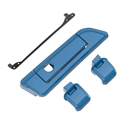 Moto Onfire Billiard Teal Tour Trunk Luggage Latches Hinges Fit for AB Harley Touring Razor Chopped King Tour Trunk Luggage - color: Billiard Teal