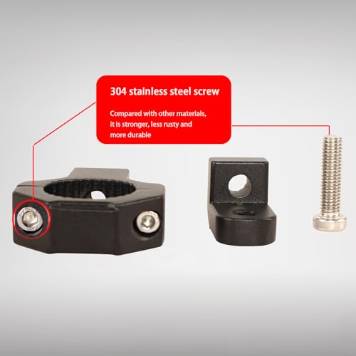 Roll Bar Clamp 1.625inch 1.75inch 1.875inch 2.0inch Universal 360 Degree Mount Bar Clamp Bracket(2Pack) - size: 1.625inch~2.0inch