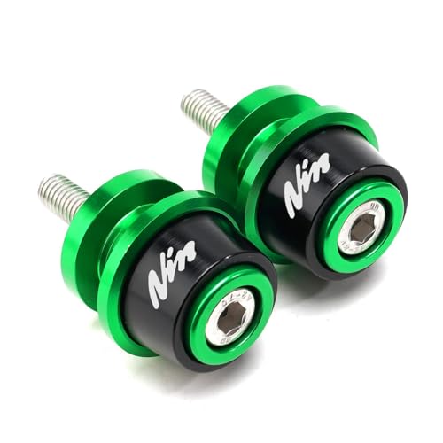 MOWOK 8MM Swingarm Spools slider Fit For Ninja 650 2017-2026 ZX-6R/ZX636 2014-2026 400 Z400 2018-2026 Ninja 1000SX 2020-2026 500 ZX4RR ZX4R ZH2 Motorcycle Accessories Stand Screws