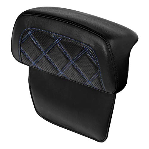 Razor Chopped Trunk Backrest Pad Fits For Harley Touring 2014-2023 Tri Glide Road King Street Glide Road Glide Electra Glide Pack - color: Style D# 4