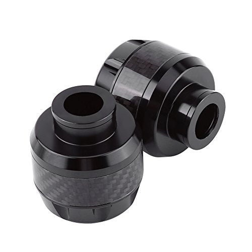 Paracolpi Ruota Motard,Front Fork Frame Sliders Wheel Crash Protector,aluminum frame sliders,electric scooter sliders,motorcycle axle slider,clash 200 efi scooter rear frame sliders,front(Black) - color: Black