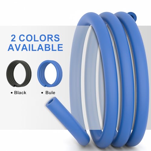 PSLER 63" Bike Foam Sleeve, 6mm for Hydraulic, Shift and Brake Tubes | Internal housing damper foam sleeve fits bike tubes to effectively silence abnormal rattling - color: Blue