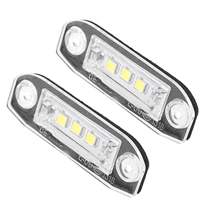 X AUTOHAUX 2pcs LED License Plate Light Car Number Lamp Bulb White Light
