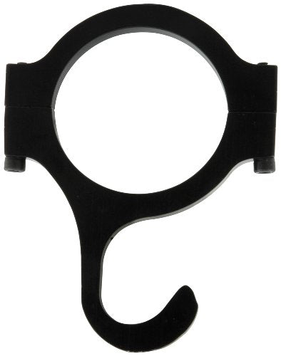 Allstar Performance ALL10229 Helmet Hook, Clamp-On, Aluminum, Black Anodized, 1-3/4 in OD Tube, Each - size: 1.75in