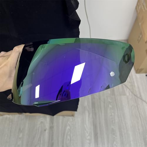 HJ-33 Helmet Visor For i90.Replacement Motorcycle Helmet Shield Compatible with HJC i90 (Revo Deep Purple) - color: Revo Deep Purple