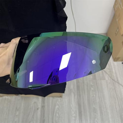 HJ-33 Helmet Visor For i90.Replacement Motorcycle Helmet Shield Compatible with HJC i90 (Revo Deep Purple) - color: Revo Deep Purple