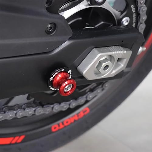 10MM 450SS Swing Arm Spools Sliders Fit For CFMOTO 450SS / 450NK / 650NK / ibex450 Stand Frame Slider Crash Bar Accessories,CNC T6061 Aluminum (Navy Blue) - color: Navy Blue