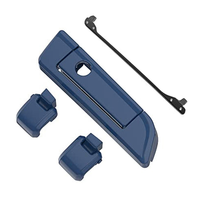 Moto Onfire Billiard Blue Harley Tour Pack Latches Hinges Fit for AB Harley/Davidson Touring Razor Chopped King Tour Pak - color: Billiard Blue