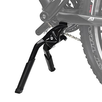BV Bike Stand Heavy Duty for 24"-28" E-Bike - Bike Kickstand Supports Up to 77 lbs - Adjustable & Foldable Kickstand for Adult Bike with Center Mount & Secure Support - Strong & Durable for Ebikes - style: Heavy Duty- Ebike