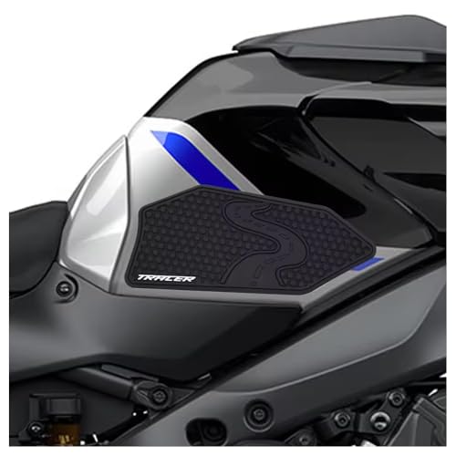 for Yamaha Tracer 9 GT TRACER9 Tracer 9GT 2025 2026 Motorcycle Accessories Side Fuel Tank Grips Tank Pads Protector Stickers Decal Gas Knee Grip Traction Pad Tankpad PVC Rubber Black
