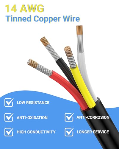 14 AWG 1 Pin Waterproof Connector, 1 Wire Automotive Waterproof Electrical Connectors, 14 Gauge Male and Female Way Connectors Harness 12V Quick Connect for Car Truck Boat Motorcycle -6 Pack - size: 1 Pin